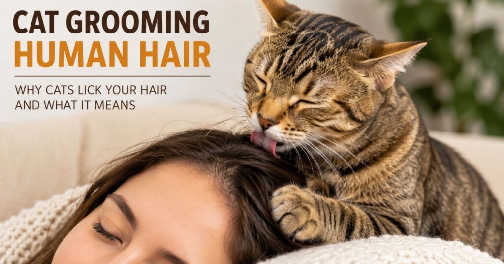 why does my cat lick me