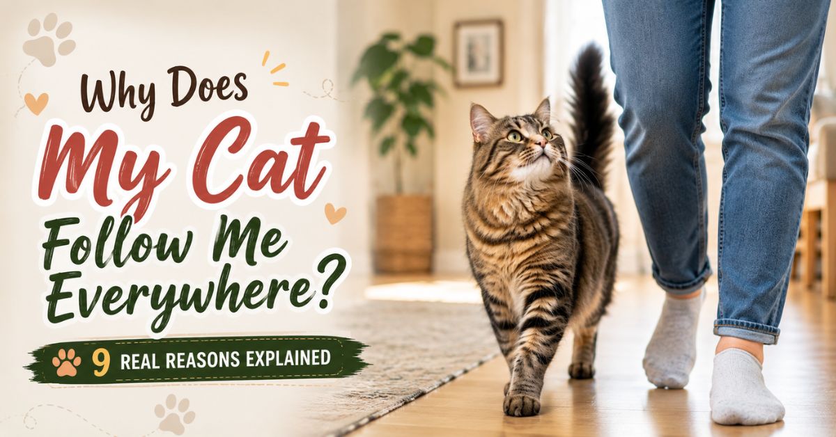 why does my cat follow me everywhere