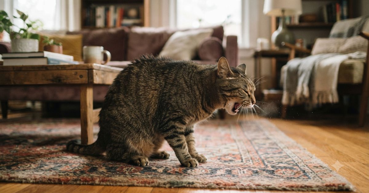 why is my cat coughing